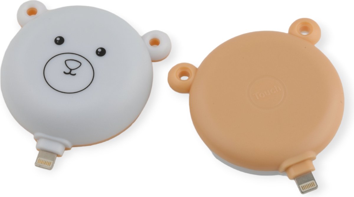 Slimme Smartphone Atmosfeer Lamp | Feest, Party, Concert en Sfeer Lamp | Reageert op Muziek, Geluid en Stem | Nachtlicht, Selfie Licht | Bruin Apple Lightning